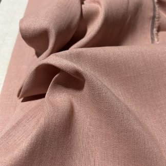 Lino con algodón rosa gold