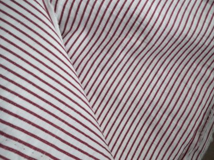 Algodón lineas rojas - Imagen 3