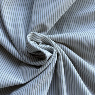 Algodón lineas verde olivo pequeñas