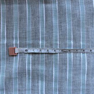 Algodón 100% ligero lineas gris y celeste