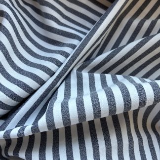 Algodón sedoso lineas navy