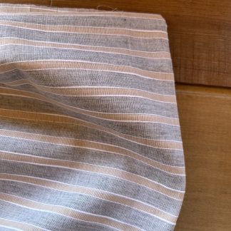Algodón 100% ligero lineas gris y beige